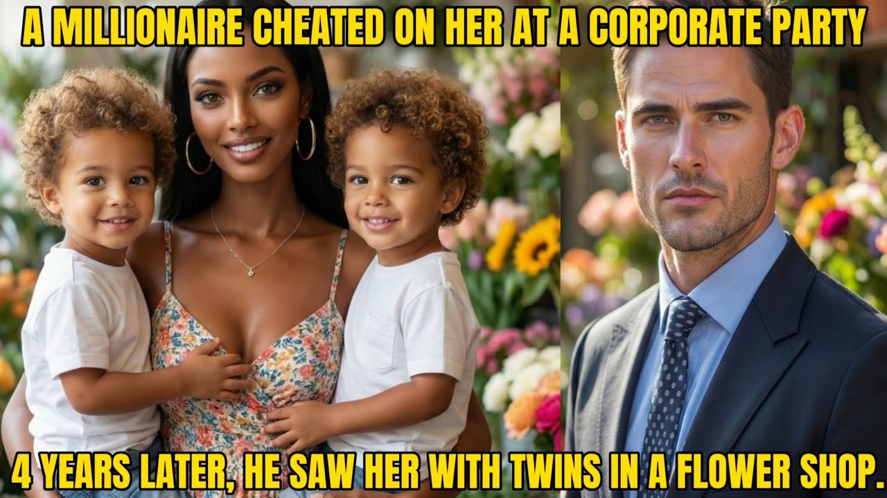 A Millionaire Cheated On Her At A Corporate Party — Four Years Later, He Saw Her With Twin Sons