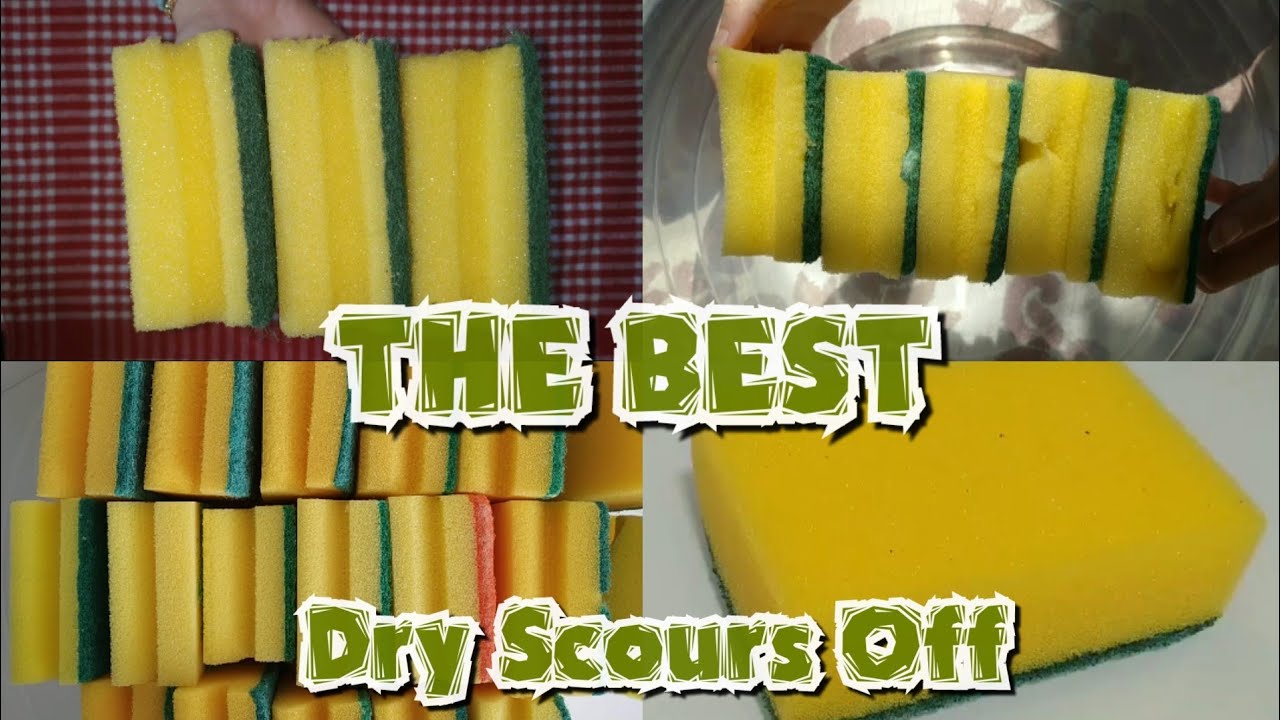 The BEST - Part XVII | Kitchen Sponges Dry Scours Off | Sponge ASMR ...