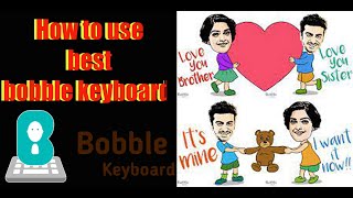 How to use best bobble keyboard screenshot 4