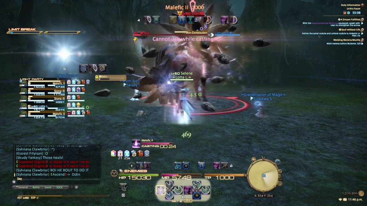 FINAL FANTASY XIV All healers Odin