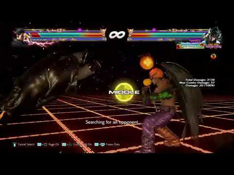 Devil Jin WS+2 to Dash EWGF Combos 55 or 56 or 57 Damage v5 Tekken 7 20231009091858