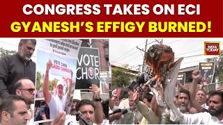 Gyanesh Kumar Row: Congress Burns CEC Effigy In Srinagar, Demands Resignation | India Today