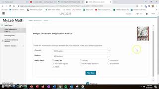Blackboard MAC 2233 - MyMathLab Register