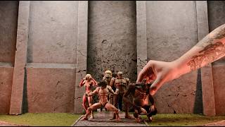 I made a miniature ATTACK ON TITAN DISPLAY: PART 2