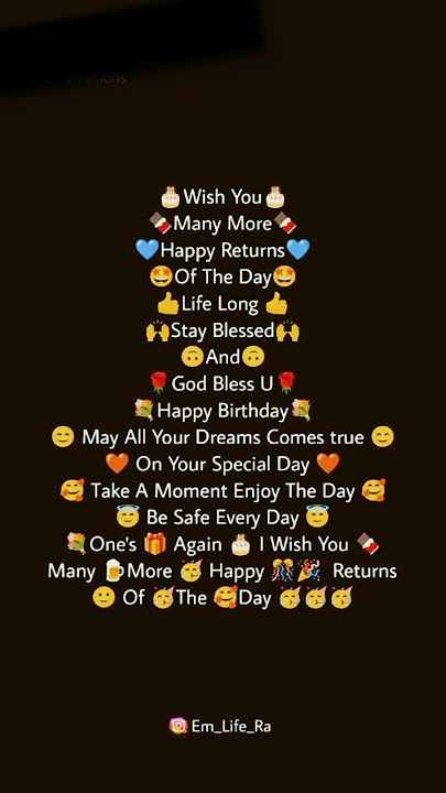 #motivation 🙂Wish You Many More Happy Returns Of The Day Life...command please #motivation #viral✅💯🫰