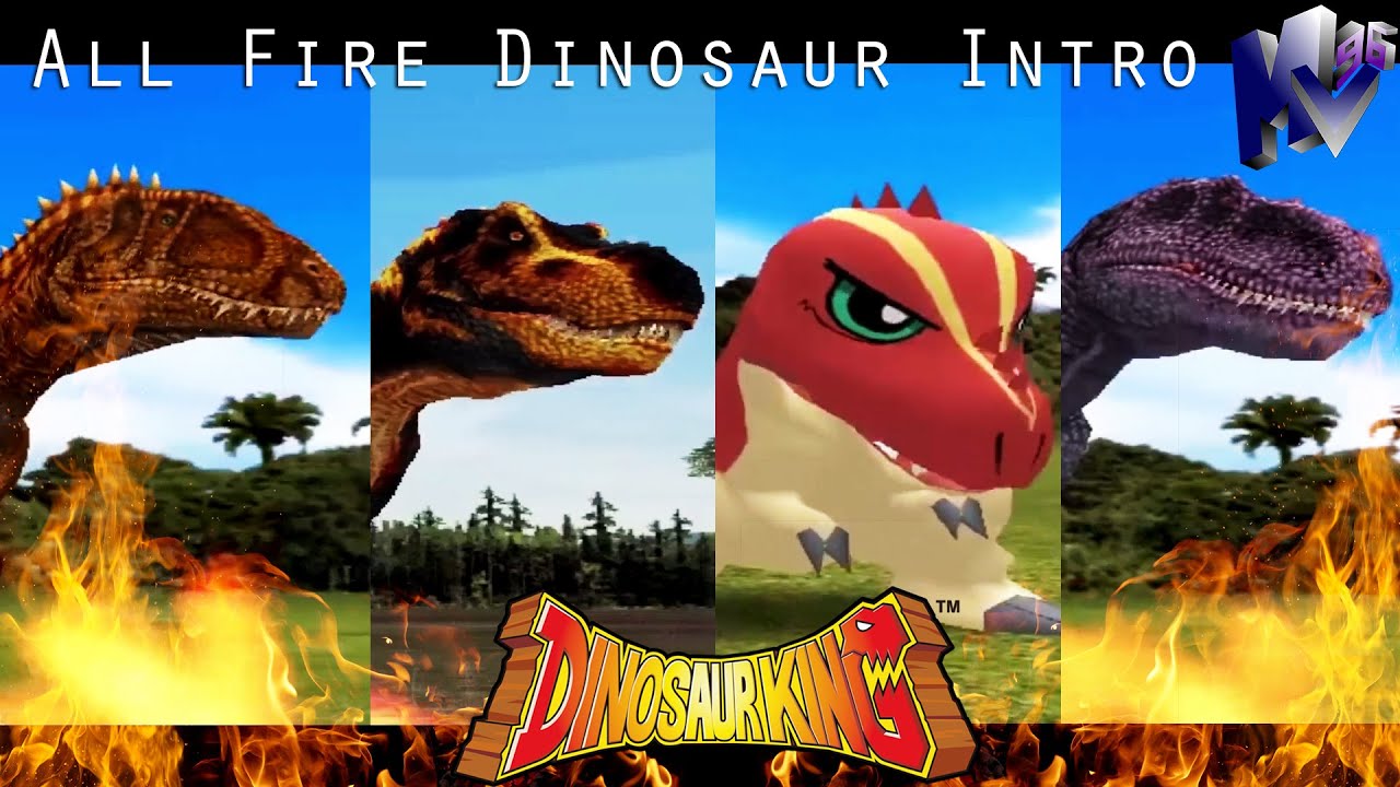 Dinosaur king fire dinosaurs