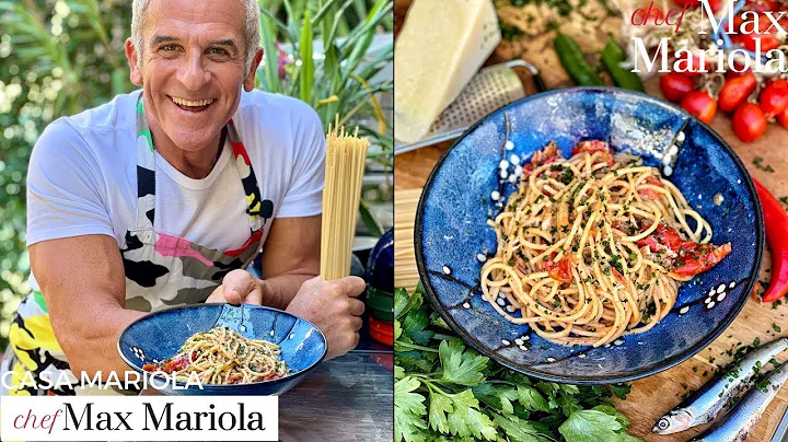 SPAGHETTI WITH ANCHOVIES AND PECORINO Cheese [Poor...