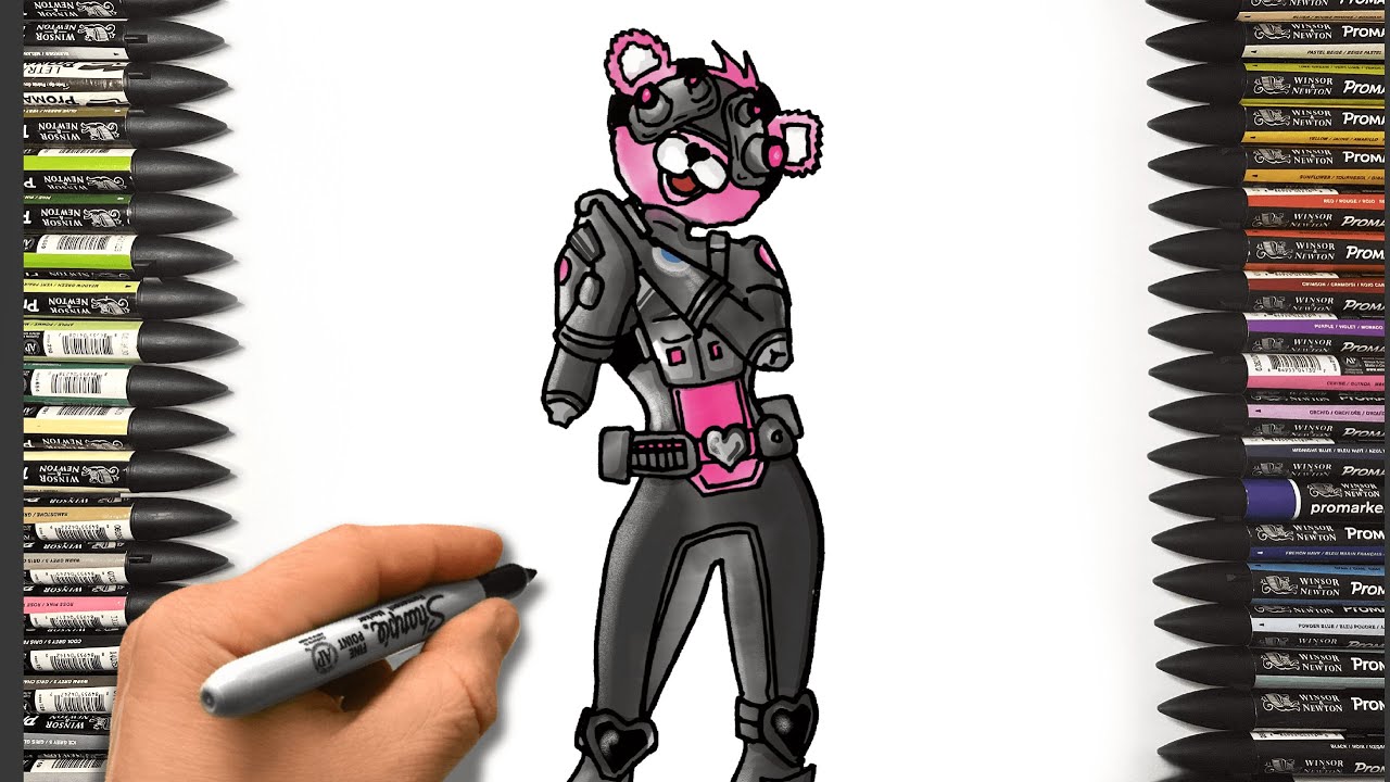 How To Draw Cuddle Team Specialist from Fortnite OG | Step by Step Drawing