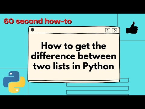 How to get the difference between two lists in Python