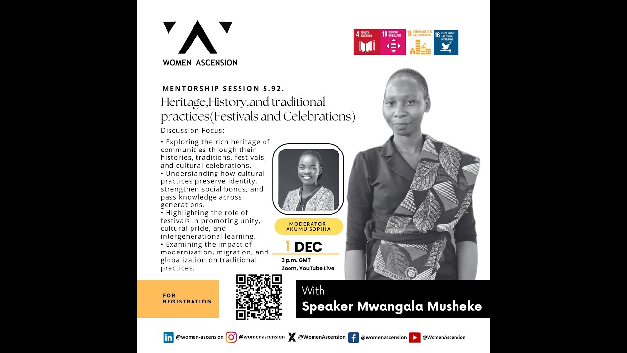 Women Ascension OML 2030 – Heritage & Cultural Preservation Series – Mentorship Session 5.92