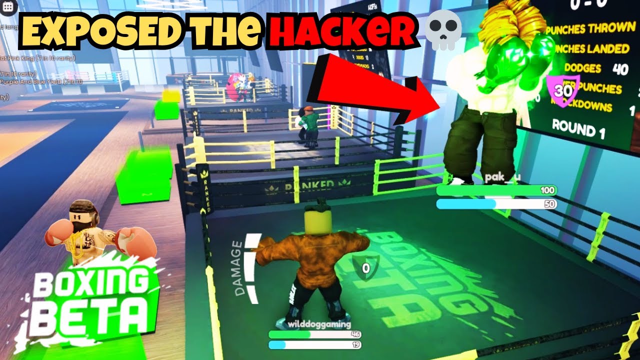Exposed the Hacker’s Weakness � His Confidence Crumbled  Dodge King – WildDogGaming  Boxing Beta