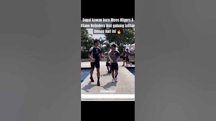 Mees Hilgers & Eliano Reijnders ikut latihan.#timnasindonesia #meeshilgers #viralvideo