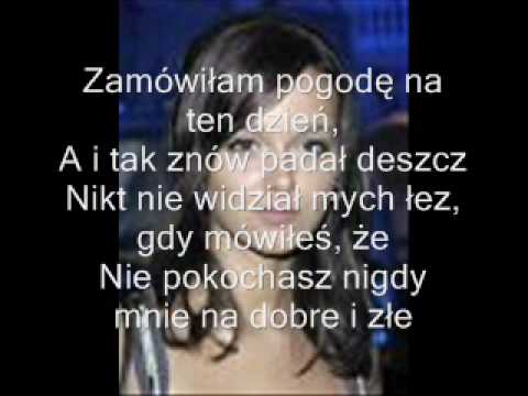 Monika Brodka Mial Byc Slub Karaoke Slowa Youtube