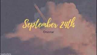 Onestar - September 24th (Lyrics) [HAN/ROM/ENG]