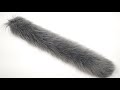 how to sew a faux fur tail- detailed step-by-step
