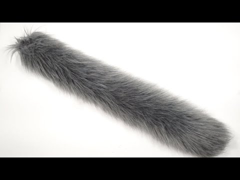 how to sew a faux fur tail- detailed step-by-step