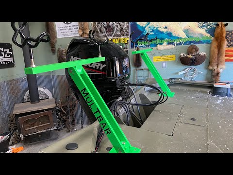 installing Mul T Bar rod holders on 2022 tracker grizzly 1754