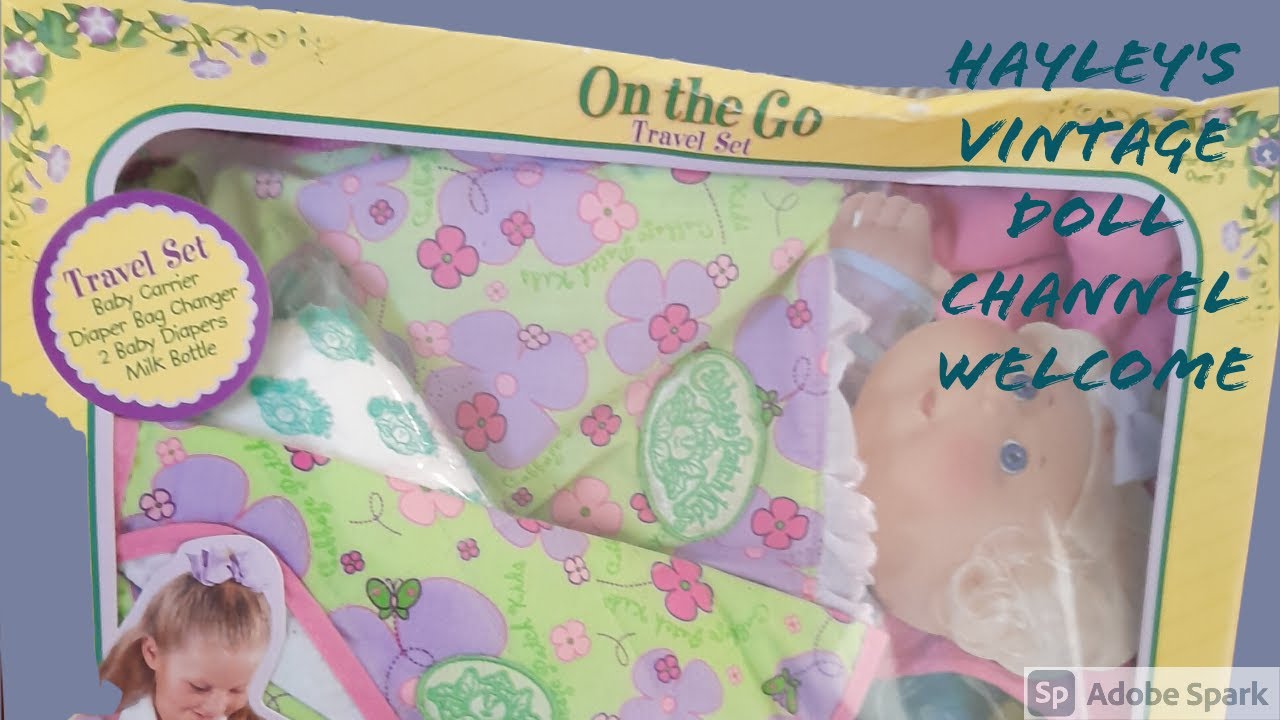 Adult Doll Collector Cabbage Patch Kid  On The Go Travel Set 2005👶🏼