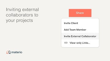 Inviting an external collaborator to your project