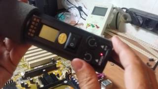 Pistola de aire caliente GC-8018LCD para desoldar componentes