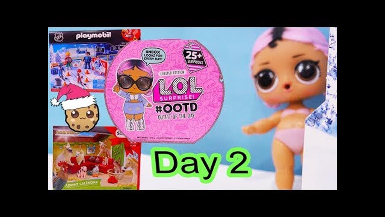 Day 2 ! LOL Surprise Playmobil Schleich Animals Christmas Advent