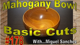 #178 Mahogany bowl