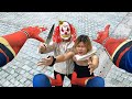 SPIDER MAN RESCUES GIRLFRIEND FROM CLOWNS Parkour POV In Real Life