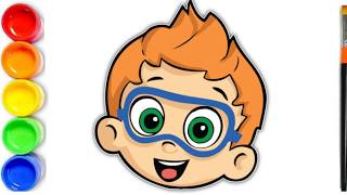 How To Draw Nonny Face From Bubble Guppies Nonny Bubble Guppies