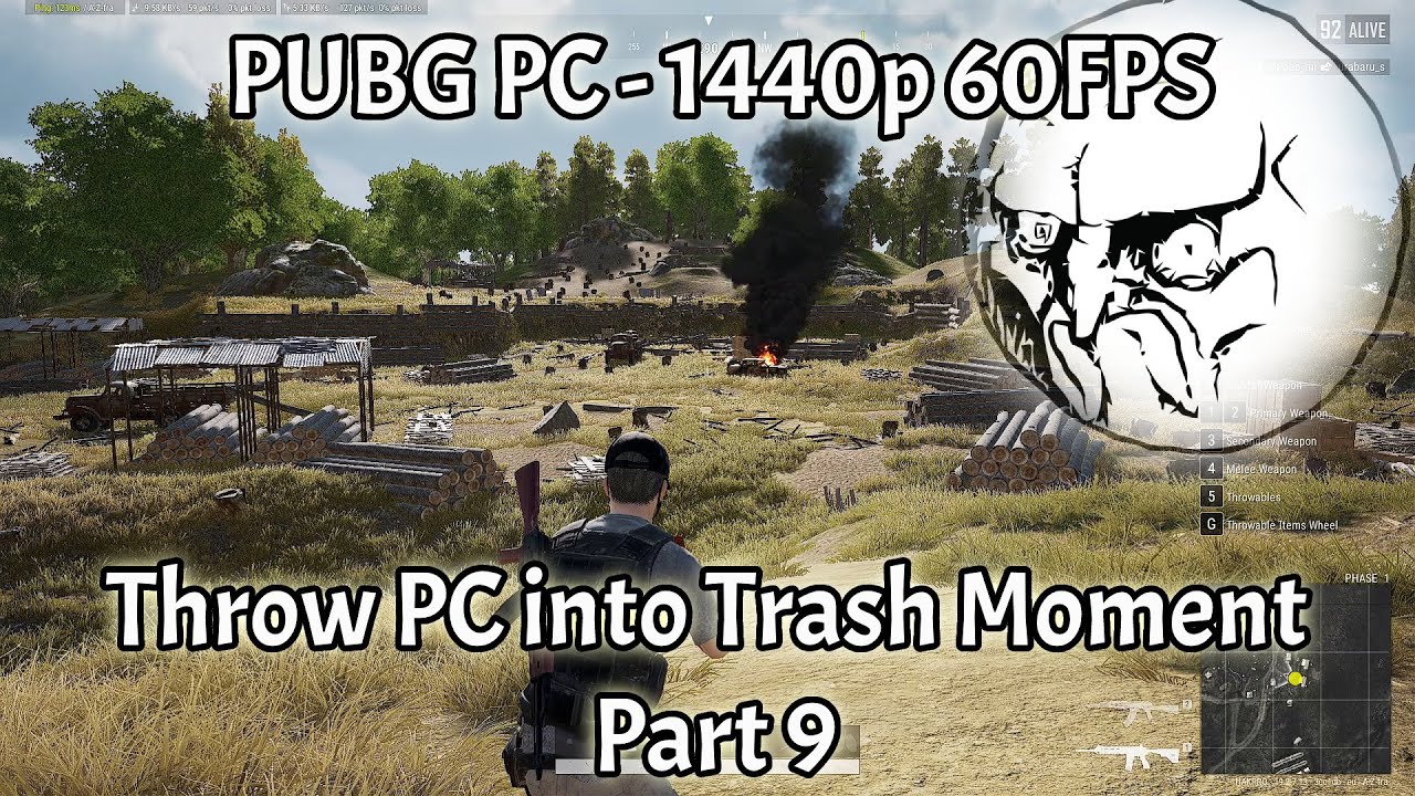 Throw PC into Trash Moment Part 9 - PUBG PC Gameplay - AMD Advantage ...