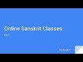 Sanskrit for beginners by ashok  day 5