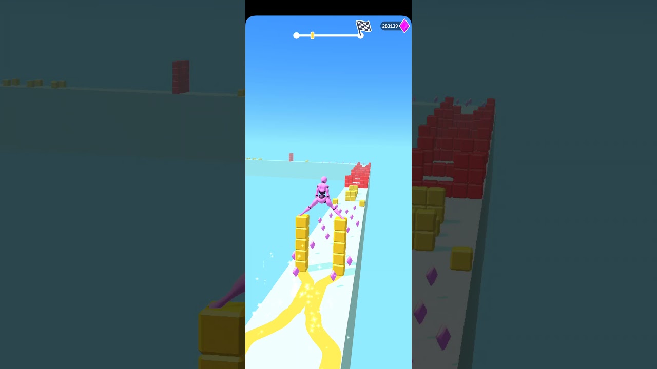 CUBE Surfer 3d - Level 168 Solution Gameplay 