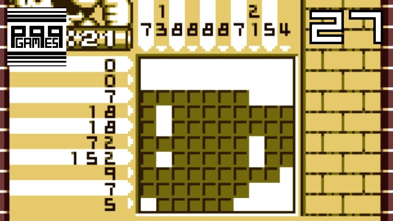 (27 / 193) Mario's Picross [GameBoy] [No Hints] : Easy Picross 4C (Cup)