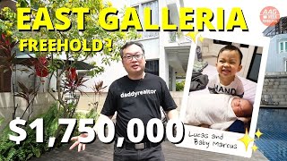 FOR SALE: Freehold condo East Galleria ground floor with patio 2bdrm 1130sqft in the heart of Katong