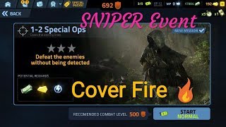 Cover Fire Sniper Special Ops Day 1 Mission 1-2 Defeat Without Detected screenshot 1