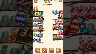 Bird Sort Colour DESAFIO #7 #challenge #gameplay #birds #birdsortcolor
