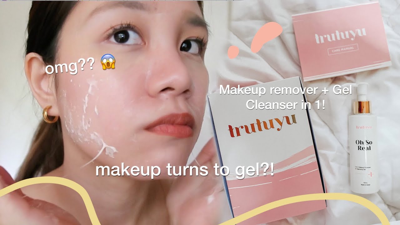 double cleansing made easy! TRUTUYU 2in1 plantbased gentle cleanser