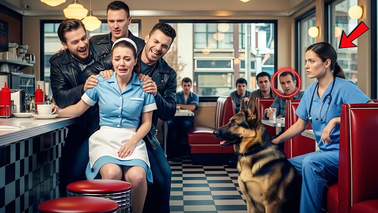 Gnębili kelnerkę — aż pielęgniarka i jej owczarek niemiecki dokonali niemożliwego