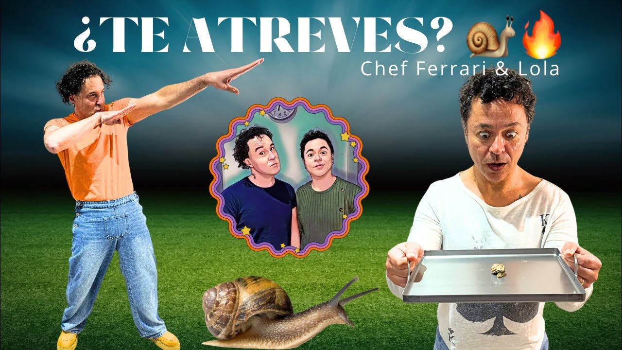 ¡CARAGOLS A LA LLAUNA! 🐌🔥 El reto de hoy de Edu en Chef Ferrari & Lola
