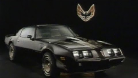 1981 Pontiac Firebird Manufacturer Laserdisc Promotional Video