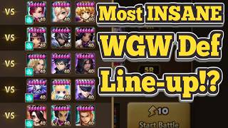 Most Insane Defence Line-up in WGW I've Ever Seen?! - Summoners War