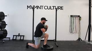 Offset Rack Front Foot Elevated Split Squat