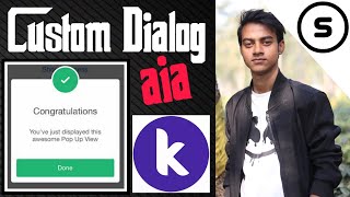 How to use Custom dialog in Kodular app | Custom notification popup |