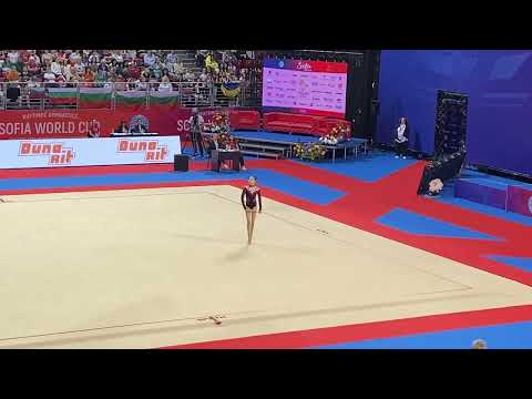 Daniela Munits Live Clubs Final Rhythmic Gymnastics World Cup Sofia 2024