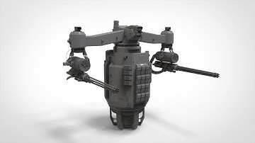 sci fi Turret 5