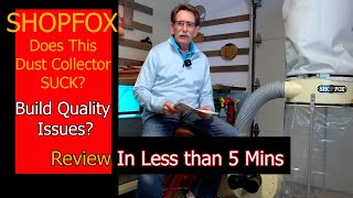 Is Shop Fox The Right Dust Collection System for Your Small Shop?  Build Quality? Model