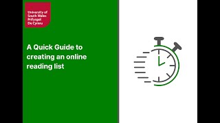 A quick guide to creating an online reading list