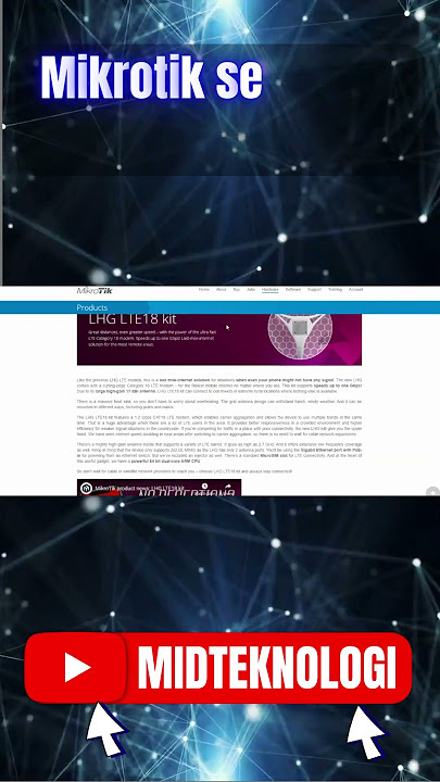 Mikrotik LTE Terbaru 18 KIT