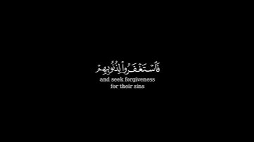 كرومة شاشة سوداء بصوت الشيخ#ياسر_الدوسري        #سورة_آل_عمران