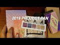 My 2019 Project Pan Palettes