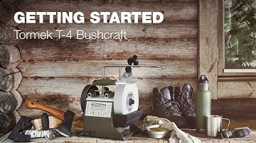 Tormek T-4 Bushcraft: Getting Started [EN] [SE] [DE] [FR] [JP]